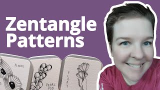 9 Easy Zentangle Patterns for Beginners  Organic amp Botanical [upl. by Iseabal232]