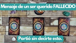 Mensaje de un ser querido Fallecido 😇 💖 Mensaje del más allá 🔮 Tarot Interactivo [upl. by Suzi]