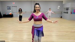 60Minute Belly Dance Workout  Learn while you burn bellydance fitness [upl. by Clauddetta]