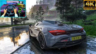 950HP Mclaren 720S Spider  Forza Horizon 5  Logitech g29  Sim Setup Gameplay [upl. by Constantin]