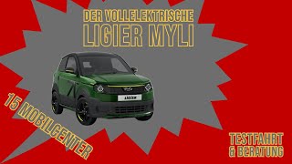 Der vollelektrische Ligier Myli  Testfahrt amp Beratung  15 Mobilcenter [upl. by Canada]