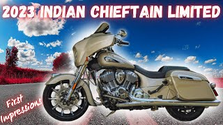 2023 Indian Chieftain Limited Ride And Review [upl. by Llevart939]