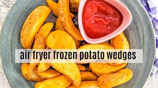 Ninja Air Fryer Frozen Potato Wedges [upl. by Rabjohn642]