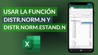 ¿Cuál es el uso de la función de EXCEL DISTRNORMN y DISTRNORMESTANDN [upl. by Budworth]