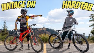 1998 DH Bike Vs Modern Hardtail  25 Years Of Change [upl. by Rabin]