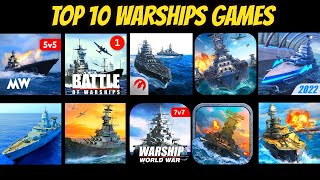 Top 10 Best Naval Warships Mobile Games 2024 AndroidiOS [upl. by Eugenle]