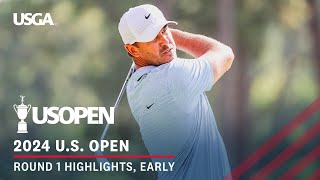 2024 US Open Highlights Round 1 Early [upl. by Sheng31]