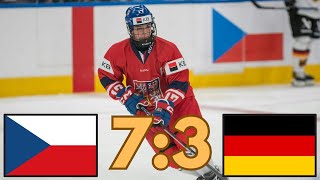 ČESKO VS NĚMECKO HLINKA GRETZKY CUP 2024 [upl. by Silvano]