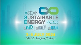 ASEAN Sustainable Energy Week 2024 Official VDO Full version [upl. by Dannye]