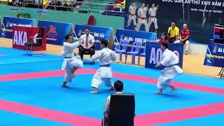 Bài quyền SANSAI KATA Ck Giải VĐ các CLB Karate quốc gia năm 2024 tại BR  VT [upl. by Seek]