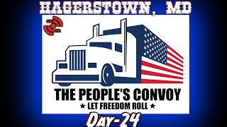 The Peoples Convoy day 24 in Hagerstown MD FryTvNow [upl. by Tnias]