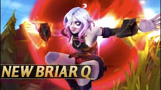 NEW BRIAR Q EFFECT  League of Legends [upl. by Osei972]