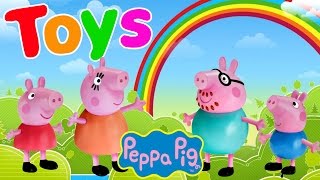 PEPPA PIG TOY EPISODES ★ PLAY DOH VIDEOS Peppa Dough Playsets [upl. by Aihsined]