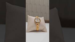 Lightweight gold watch new design ✨️jewellery darbarijwellery goldjewellery lightweightjewellery [upl. by Eniawd]