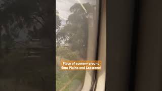 Place of scenery around Emu Plains and Lapstone trains travel [upl. by Caughey102]