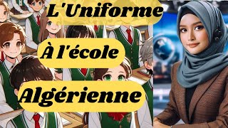 Luniforme à lécole algérienne en 2024 qui fait débat [upl. by Haerb]