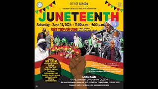 JUNETEENTH Event Saturday June 152024 [upl. by Ahsitauq701]