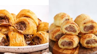 HOMEMADE SAUSAGE ROLL  SAUSAGE ROLL RECIPES [upl. by Artek]