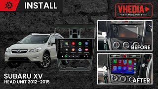 Subaru XV Head Unit Installation 2012 – 2015 [upl. by Neelhtac492]