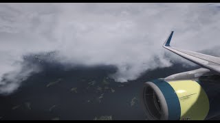 Prepar3D A321 Crosswind RNAV runway 03 Landing Van Don Int airport  VVVD [upl. by Combs518]