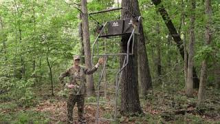 RTLS521 Realtree Deluxe 18 Two Person Ladderstand with Full Enclosure [upl. by Burgener517]