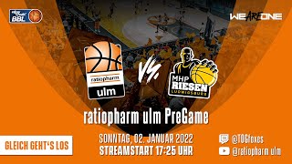 PreGame  ratiopharm ulm vs MHP RIESEN Ludwigsburg [upl. by Izawa]