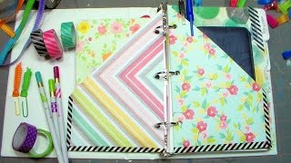 Cheap DIY Planner Tutorial [upl. by Hiett464]