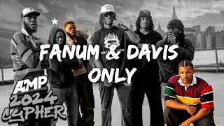 FANUM amp DAVIS  AMP FRESHMAN CYPHER 2024 [upl. by Adnileb495]