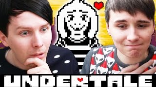 THE TRUE PACIFISTS  Dan and Phil play Undertale 10 THE END [upl. by Ecnesse836]