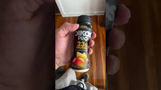 Oikos Pro protein snack nosugar Mango pineapple fruit subscribe [upl. by Yelram766]