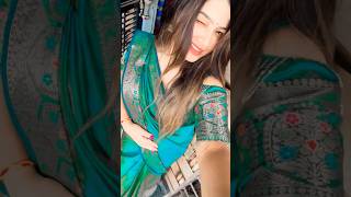 Neha Bhosle dance backless love aunty blouseback sareeback navel waist bhabhi bollywood [upl. by Nilreb]