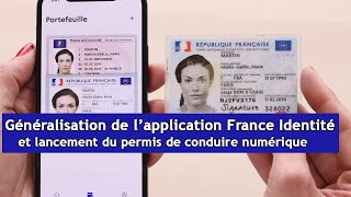 Généralisation de l’application France Identité et lancement du permis de conduire numérique  DRM [upl. by Rapp111]