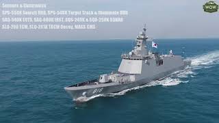 Korean Navys new Missile Frigate Daegu Class FFGII [upl. by Tempa144]