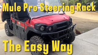 Kawasaki Mule Pro Steering Rack Replacement [upl. by Assilac]