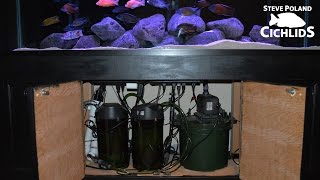 125g African Cichlid Aquarium  Equipment Walkthrough [upl. by Idna]