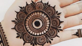 Beautiful stylish Fronthand Mehndi Design Easy Tikki mehndi Design 2022 Beginners Mehndi Design [upl. by Buseck]