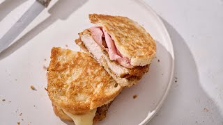 Cheesy Chicken Cordon Bleu Panini Recipe [upl. by Alor277]