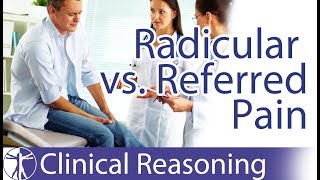 Lumbar Radicular Pain vs Referred Pain [upl. by Charmain944]