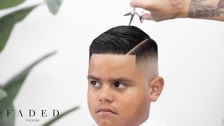 EASY HIGH FADE COMB OVER TUTORIAL  FADED CULTURE [upl. by Janis142]