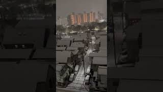 First heavy snow in Tokyo in 2024 [upl. by Latnahs]