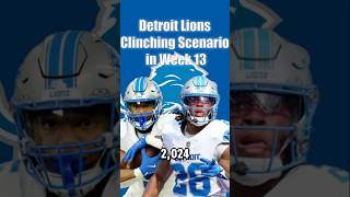 How the Detroit Lions can make the playoffs in Week 13 [upl. by Huntley595]