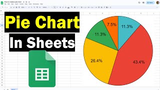 How To Create A Pie Chart In Google Sheets With Percentages [upl. by Amalea]