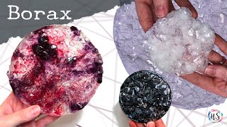 Borax Crystals Silicone Druzy Mold Making For Resin  How To Make Huge DIY Crystals  Part 2 [upl. by Alic]