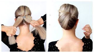 😱 EASY DIY UPDO 😱 Wedding Prom Updo Hair Tutorial by Another Braid shorts [upl. by Elwin3]