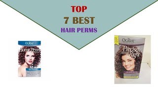 7 of the most popular best Hair Perms Reviews 2022 [upl. by Saidel]