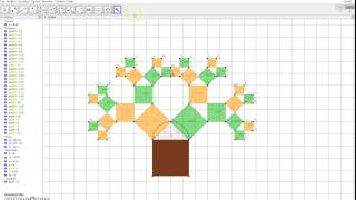 ALBERO FRATTALE DI PITAGORA [upl. by Terr763]