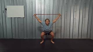 Banded Overhead Squats [upl. by Barker]