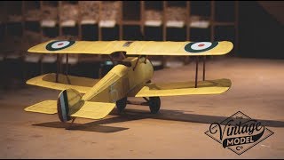 Balsa Sopwith Camel  Unboxing  Vintage Model Co [upl. by Georas]