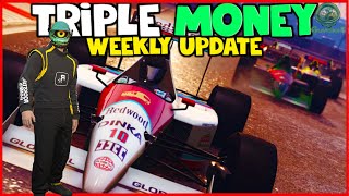 GTA Online  Weekly Update  Triple Money May 2  8 [upl. by Kcirdek]