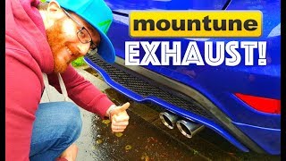 MOUNTUNE CAT BACK EXHAUST  FIESTA ST [upl. by Bo]